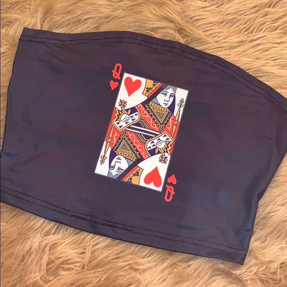 Queen of Hearts Crop Top